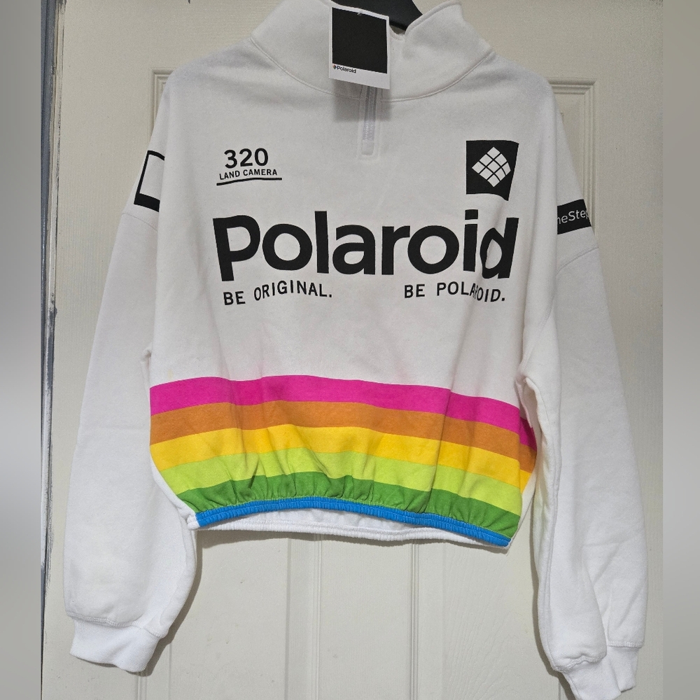 Polaroid Ski Jacket White and Pink Vibrant Snow Style